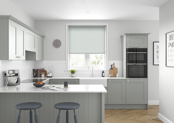 Anti-Bacterial, Gunmetal - Twist&Fit Roller Blind - Image 5